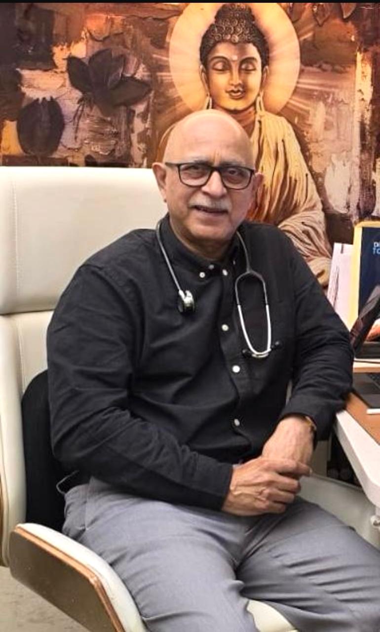 Dr. Sukesh Bhatia, co-author of Freedom in the Cage
